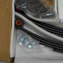 AEagle 5 Leaf 3000lb Capacity Double Eye Spring for 5200lb-6000lb Trailer Axle & U-Bolt Kit, 25-1/4" Length, 1.75" Width, 3" Free Open Replaces for SW5, 2 PCS