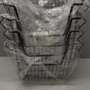 DII Metal Wire Mesh Stackable Utility Storage Bin, Large Rectangle, 13x10x11", Bronze x 4