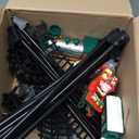 Hanging Christmas Train Set, Under The Christmas Tree Train Toy Set, Train for Christmas Tree with Real Smoke/Classic Music/Lights, Best Indoor Christmas Train Decor for Families with 2 Ways to Play