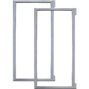 2Pcs W10830162 Refrigerator Door Gasket Replacement for Whirlpool KitchenAid Kenmore, Replaces 12723206AP W10179332 W10179332N W10199876 W10443225 W10571956.