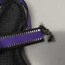 IVY&LANE No Pull Dog Harness for Medium Dogs, Dog Vest Harness with Leash, Safety Belt and Storage Strap, Fully Adjustable Harness, 360 Reflective Strip, Soft Handle (Purple, M)
