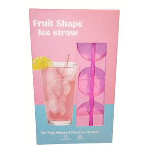 5 x  Fruit Shape Ice Straw Mold