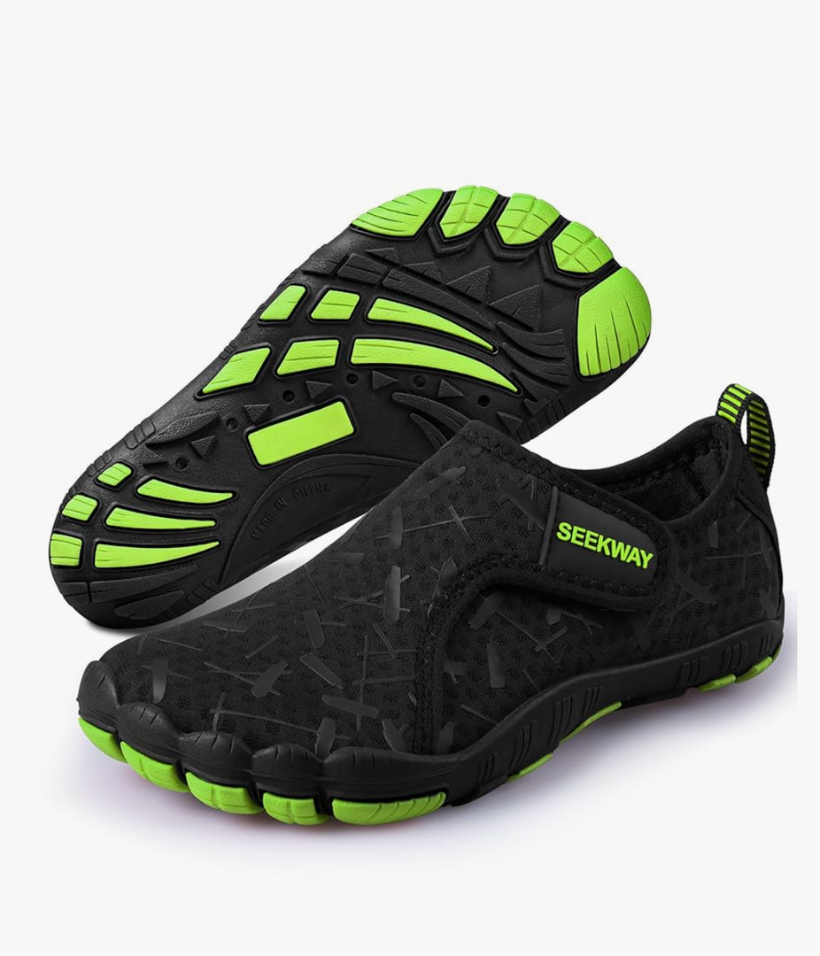 SEEKWAY Barefoot Water Shoes for Kids - Wide Toe Box and Quick-Dry Sand Shoes Toddler for Hiking Swim Beach Pool Kayak Sport Accessories, Camping Essentials Non-Slip for Boys Girls, Size 33