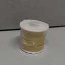 BENECREAT 13.6 Yard Satin Bias Tape 0.47inch Double Fold Satin Binding Bias Ribbon for Cheongsam Decoration, Clothing Seaming Piping, Light Khaki