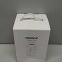 Black Surge Protector Power Strip with 4 Individual Switches, TESSAN USB C Charging Station Power Tower with Flat Extension Cord 10 Ft, 12 Outlets Black Extension Cord, Dorm Room, Office Accessories