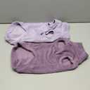 IECOii 2 Pack Dog Fleece Sweaters Vest Boy Girl - Warm & Stretchy & Soft Dogs Fleece Sweaters for Walking, Hiking, Running, Camping, Hunting in Fall & Winter (Size XL,Dark Purple & Light Purple)