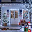 JMEXSUSS 66ft 200 LED White Christmas Lights Indoor Outdoor, Connectable String Twinkle Lights Outdoor Clear Wire Plug in for Bedroom House Fireplace Christmas Tree Decoration