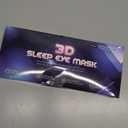 FlyCoco 99% Fully Block Out Light Eye Sleep Mask, 3D Deep Contoured Eyes Cover Zero Pressure, Long Lash Extension Eyes Mask with Adjustable Straps for Sleeping Travel Home Nap Rest Women Men (Black)