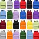 Winterlace 24 Pack Backpack, Bulk 17 inch Lightweight Outdoor Travel Gym Corporate Events Bag (Assorted), 12 x 17 x 6 inches