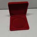 JunningGor Jewelry Set Velvet Box Necklace Earring Ring Necklace Bracelet Gift Display Case Wedding Jewelry Storage Holder (Red for Pearl Necklace)