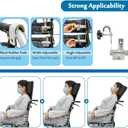 Wheelchair Neck Support Head Positioning Pillow Headrest for Wheelchair Post Surgery Neck Stabilizer Head Positioner Medical Foam Wedge Keep Head Straight Wheelchairs Accessories for Seniors Adults
