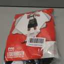 fun shack Mens Lederhosen Oktoberfest Costume, German Outfit for Men, Traditional Oktoberfest Attire, Festive Wear (X-Large, Black)