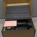 [Luxury] Kitchen Soap Dispenser Set - 16OZ Amber Glass Bottle, Stainless Steel Pump, Instant Dry Tray, Waterproof Labels, Non-Slip Silicone Pad, and Dish Brush | Upgrade for Your Kitchen and Bathroom