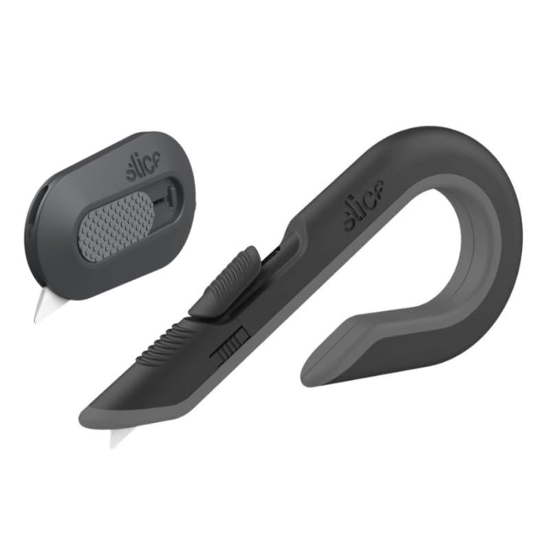 Slice Box Cutter, Heavy Duty Utility Knife, Safe Ceramic Blade Lasting 11x Longer than Metal, Stone, Combo Pack