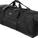 Fitdom 123L 42" Heavy Duty Extra Large Duffle with Upgrade Zipper, Durable & Water Resistant. Perfect as Camping Bag Travel Storage Tent Storage Sports Equipment Bag For Coaches & More