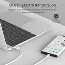 2 x Generic USB C Cable 3A Fast Charge, USB A to Type C Charger Cord Braided Compatible with Galaxy A10e A20 A50 A51 A71, S20 S10 S9 S8 Plus S10E, Note 20 10 9 8, Moto G7 G8 (6A - White 6 Feet)