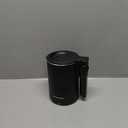 Elite Gourmet Dual Voltage 120-230V, Travel Double Wall Insulated Cool-Touch, 0.6L Electric Kettle Stainless Steel Interior, Hinged-Locking Lid, Auto Shut-Off, Boil Dry Protection, Black