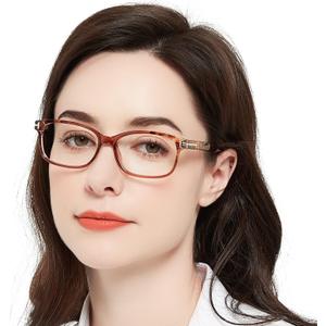 MARE AZZURO Lightweight Reading Glasses Women Retro Rectangle Readers 1.0 1.25 1.5 1.75 2.0 2.25 2.5 2.75 3.0 3.5 4.0 5.0 6.0 (Tortoise)