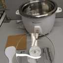 Elite Gourmet ERC-2020 Electric Rice Cooker with Stainless Steel Inner Pot Makes Soups, Stews, Grains, Cereals, Keep Warm Feature, 20 Cups Cooked (10 Cups Uncooked), White