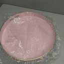 MAONAME 13" Round Tray, Pink Serving Tray with Handles, Modern Decorative Trays for Coffee Table, Plastic Ottoman Trays for Ottoman, Bathroom, Decor