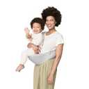 Ergobaby Lift Hip Seat Baby Carrier for Babies and Toddlers 6-48 Months (17-45 lbs) - Ergonomic Baby Carrier with Storage Pockets, Hip-Healthy Positioning - Pearl Grey