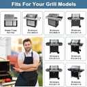 Grill Replacement Parts for Master Forge BG179A & Brinkmann 810-3660-S 810-6680-S, Replacement for Master Forge BG179A Grates, for Brinkmann 810-6680-S Grates, for Brinkmann 810-3660-S Grates