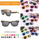 20 Pairs Bulk Mirror Sunglasses for Adult Retro 70s 90s Cheap Glasses for Party Supplies