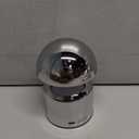 Modern Cordless Mushroom Small Table Lamp Touch LED Lamps, 3-Way Dimmable Bedside Nightstand Lamp Mini Rechargeable Night Light for Bedroom, Living Room (Silver)