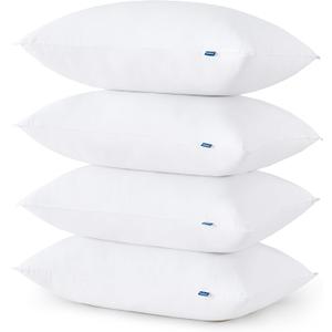 Bedsure Medium Firm Pillows Queen Size, Set of 4, Firm Queen Bed Pillows 4 Pack Hotel Quality Premium Down Alternative for Medium Supportive Filling for Side, Back Sleepers