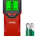 Stud Finder Wall Scanner - 5 in 1 Stud Finder Tool w/Smart Chip and HD LCD Display, Stud Detector Beam Finders for the Center and Edge of Wood AC Wire Metal Studs Joist Pipe (Spicy)