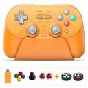 8Bitdo Pro 3 Bluetooth Controller for Switch/Switch 2 - TMR Joysticks, Swappable ABXY Buttons, Pro Back Buttons, Charging Dock, Hall Effect Triggers, Windows/Apple/AndroidYellow