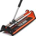 Manual Tile Cutter, 14 Inch Professional Ceramic Tile Cutter with Durable & Sharp Tungsten Carbide Cutting Wheel, Tile Cutter Tools for Cutting Porcelain Floor with Anti-slip Handle & Feet