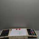 Art Supplies, Wooden Art Set Crafts Kit with Drawing Easel, Deluxe Kids Art Set, Oil Pastels, Colored Pencils, Watercolor Cakes, Creative Gift for Kids, Teens, Beginners Girls Boys (Natural)