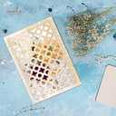 Mela Artisans Extra Large Wooden Keepsake Box | Whitewash Memory & Handcrafted Decorative Storage Chest for Jewelry, Photos & Trinkets | Vintage Style storage Box | Trellis Design | 10.5 x 7.5 x 4