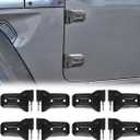 Hooke Road for Jeep Door Hinge Kit Compatible with Jeep Wrangler JL Unlimited 4-Door | Gladiator JT 2018-2024 (Set of 8 Hinges)