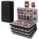 iPLYGAM Switch Game Case Holder for Nintendo Switch 2/OLED/Lite with 96 Cartridge Slots and 160 Micro SD Card Storage, Portable Game Protective Organizer Traveler Gift Accessories
