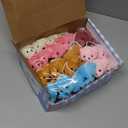 24 Packs Valentines Day Cards for Kids School with Mini Bears Plush Toy, Valentines Exchange Cards Gift Classroom Prize Party Favors School Rewards Gift Exchange