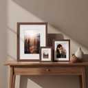 5x7 Picture Frame,Premium Oak Solid Wooden Photo Frame With HD Glass,Display for 4x6 Photo Prints With Mat Or 5x7 Picture Without Mat,For Wall Decor Aesthetic Or Desk Decoration.
