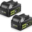 VANON 6.0Ah Replacement Battery for Milwaukee 18V Battery Compatible with Milwaukee Batteries 48-11-1811 48-11-1815, Compatible with 18V Battery Charger and 18V Cordless Power Tools, 2 Pack