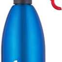 Evo Oil Sprayer 18/8 Stainless Steel, Non-Aerosol for Olive, Cooking Oils, and Vinegars, Blue, 16-Ounce Capacity