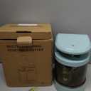 Ourokhome Vegetable Spiralizer Zucchini Noodles Maker  4 Built-in Spiral Slicer Blade for Veggie Spaghetti Paste (Teal)