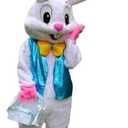 Plush Easter Bunny Adult Costume Rabbit Halloween Mascot Costume