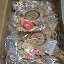 60 Pcs Mini Dried Flower Bouquet Magnet Bulk Wedding Baby Shower Flower Party Favors for Guests Natural Dried Flowers Bundle Mother's Day Graduation Home Decoration DIY Crafts Gifts