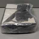 Silkfly 12/24 Pack Paper Gift Bags with Handle 9x7x3.15'' Thank You Gift Bags with Bow Ribbon for Holiday Valentines Wedding Bridal Baby Shower Birthday Party(White, Black,12 Pcs)