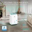 Energy Star Certified 52 Pint Dehumidifier for Home and Basement, Portable Dehumidifier with Drain Hose and 1.59 Gal Water Tank, Quiet Dehumidifiers for Bedroom, Living Room, Garage.