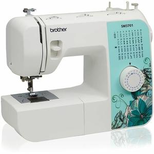 Brother SM3701 Sewing Machine, 12" x 5.8" x 15.3", White Brother SM3701 Sewing Machine, 12" x 5.8" x 15.3", White