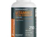 Bronson Vitamin C 1000mg Extra Strength, Supports a Healthy Immune System, High Potency, Non-GMO, 250 Vegetarian Tablets