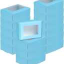 uxcell 30Pcs Kraft Soap Boxes, 3.3" x 2.4" x 1.2" Mini Kraft Treat Box with Clear Window for Candy Cookie Gift Party Favor Treats Packaging (Blue)