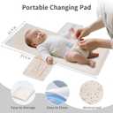 CEI-CEI Neoprene Diaper bag Backpack Waterproof Baby Changing Bags for Mom and Dad with Changing Pad Large Travel Maternity Tote with Insulated Pockets and Organised Compartments (Oat)