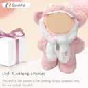 17cm Doll Clothes,Clothes for Dolls Outfit, Accessories for Dolls Clothes, Cute Clothes Set for Doll,No Doll Included (Pink Shark)